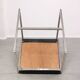 Vintage Bauhaus Black Chair in Chrome and Leatherette