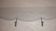 Wooden coat rack 4 hooks gray flowers