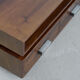 Scandinavian Modern Rosewood Dressing Table with Oblong Mirror, 1970s