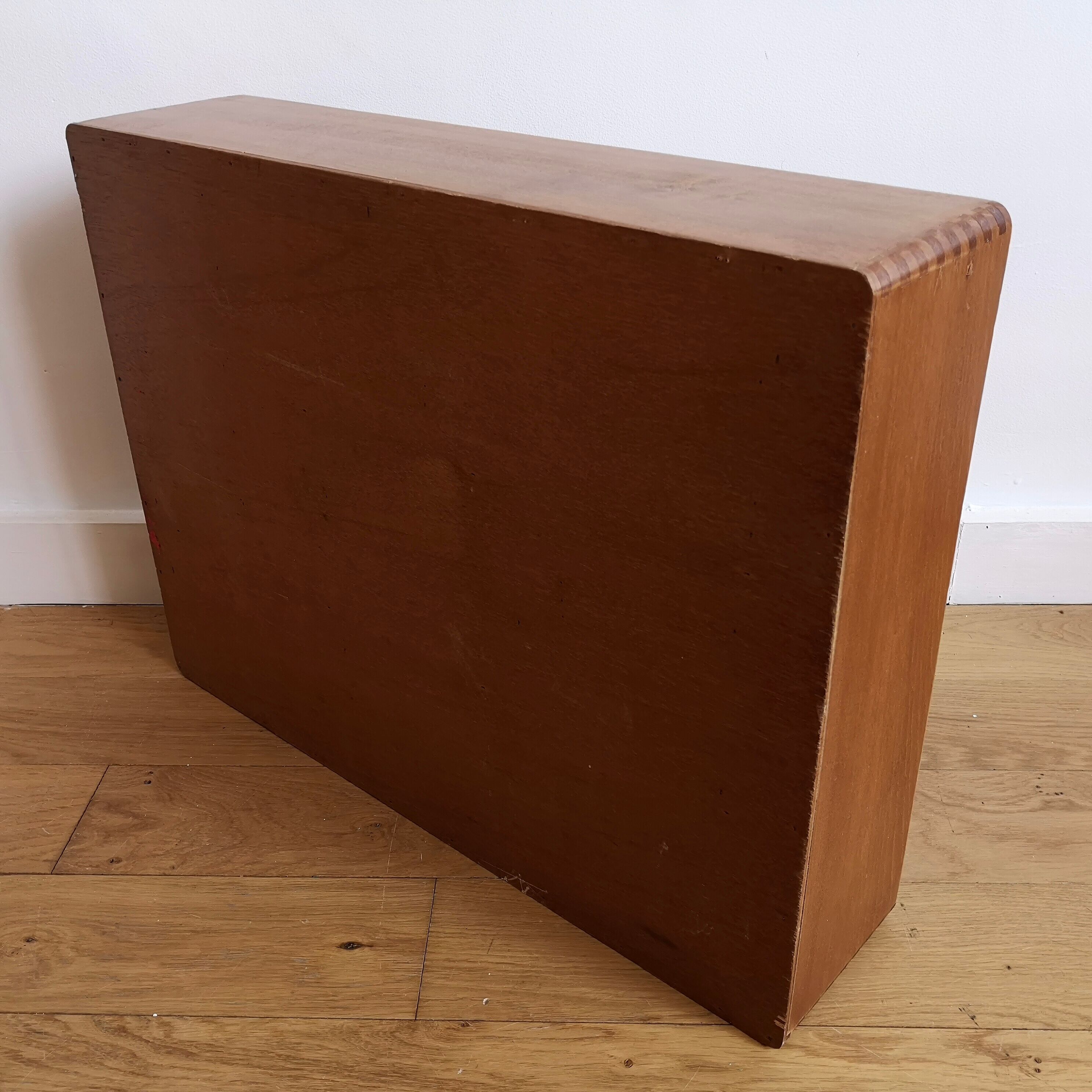 Solid wood wall bookcase