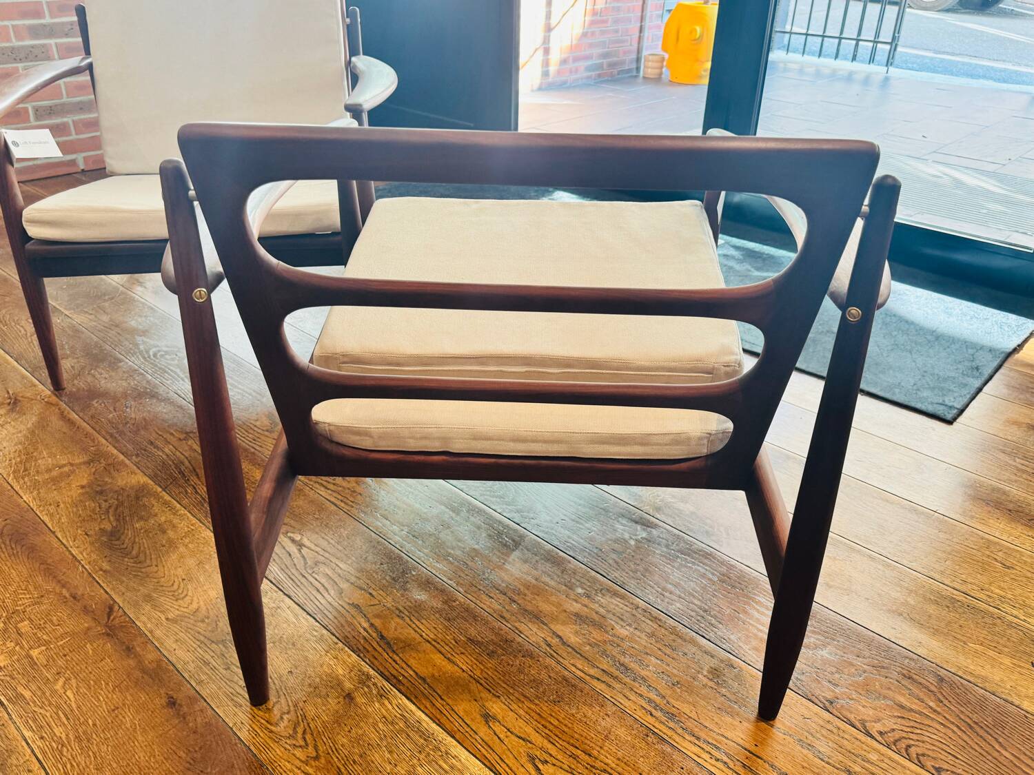 Pair of Danish armchairs in the style of Grete Jalk