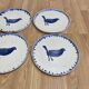 Set of 6 plates, entirely handmade.