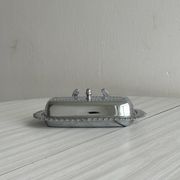 stainless steel butter dish