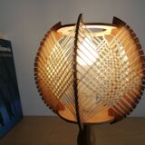 1960s wooden table lamp