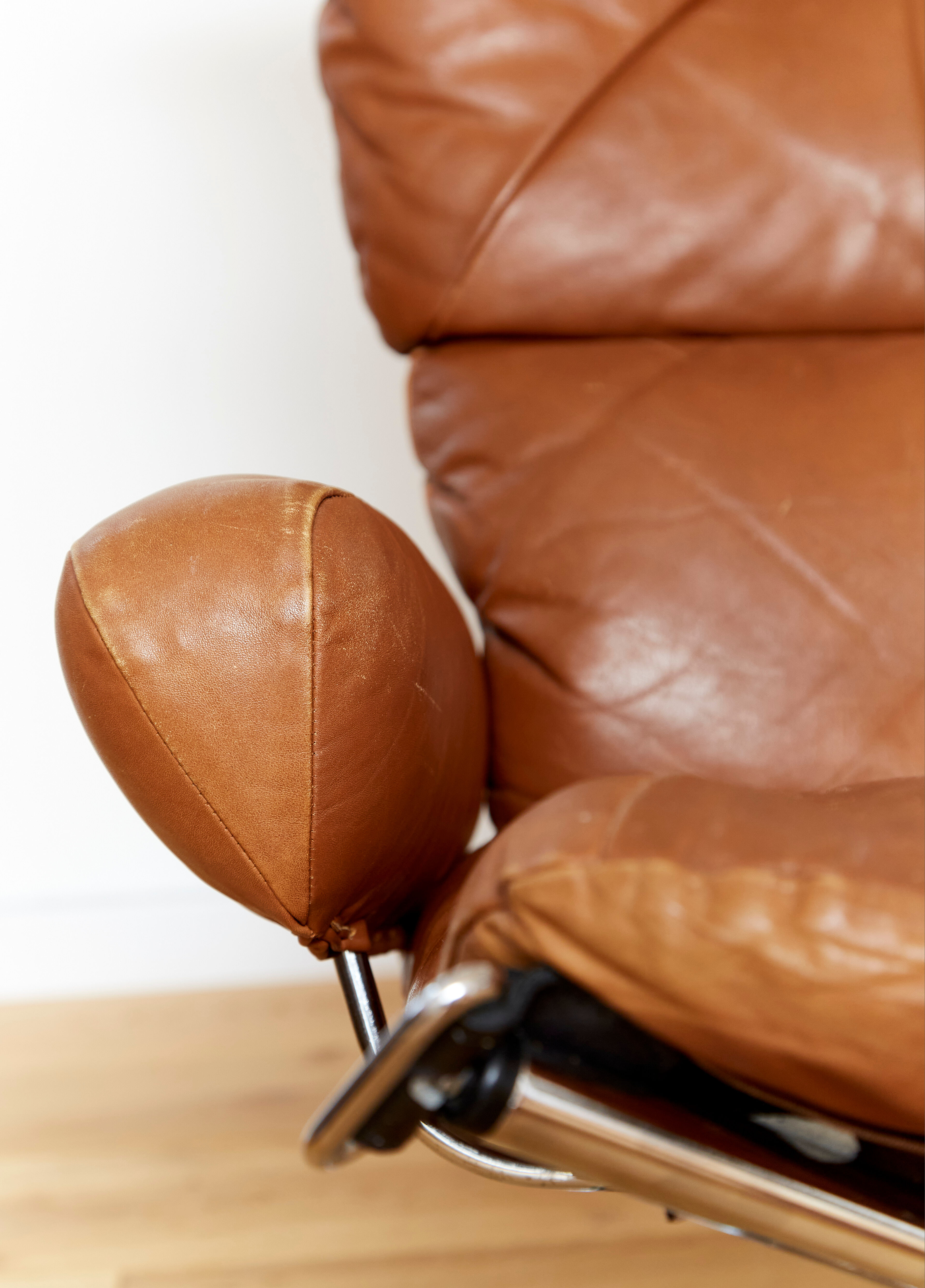 Armchair & ottoman design Harald Relling published by Langlos Fabbriker Stranda Norway