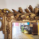 Napoleon III era mirror gilded with gold leaf