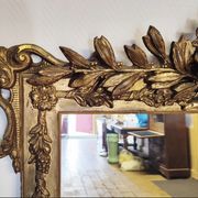 Napoleon III era mirror gilded with gold leaf