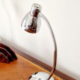 Lamp type chrome metal casserole