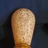 Pink and gold blown glass vase