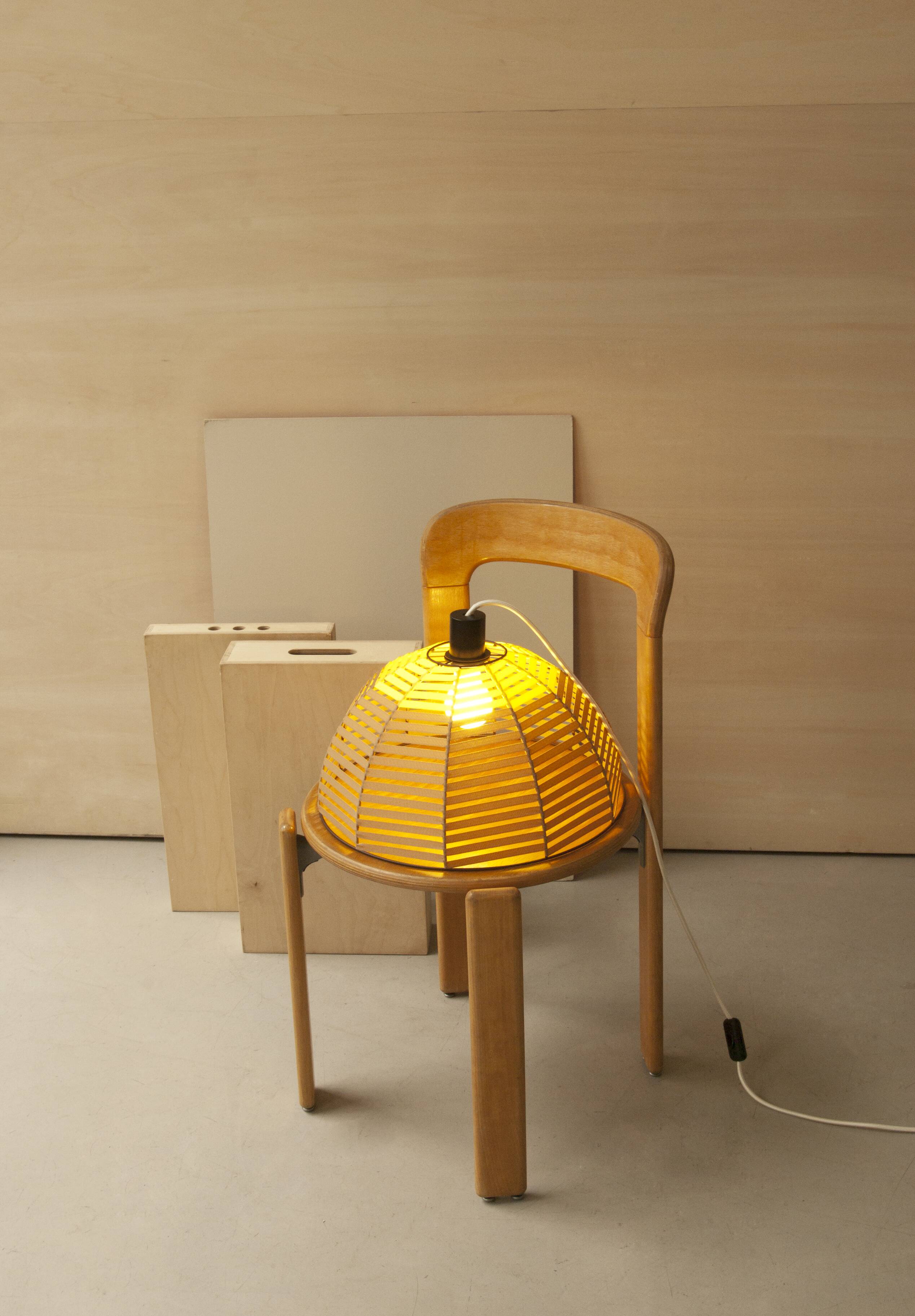 Woven dome suspension on metal structure / D 40cm