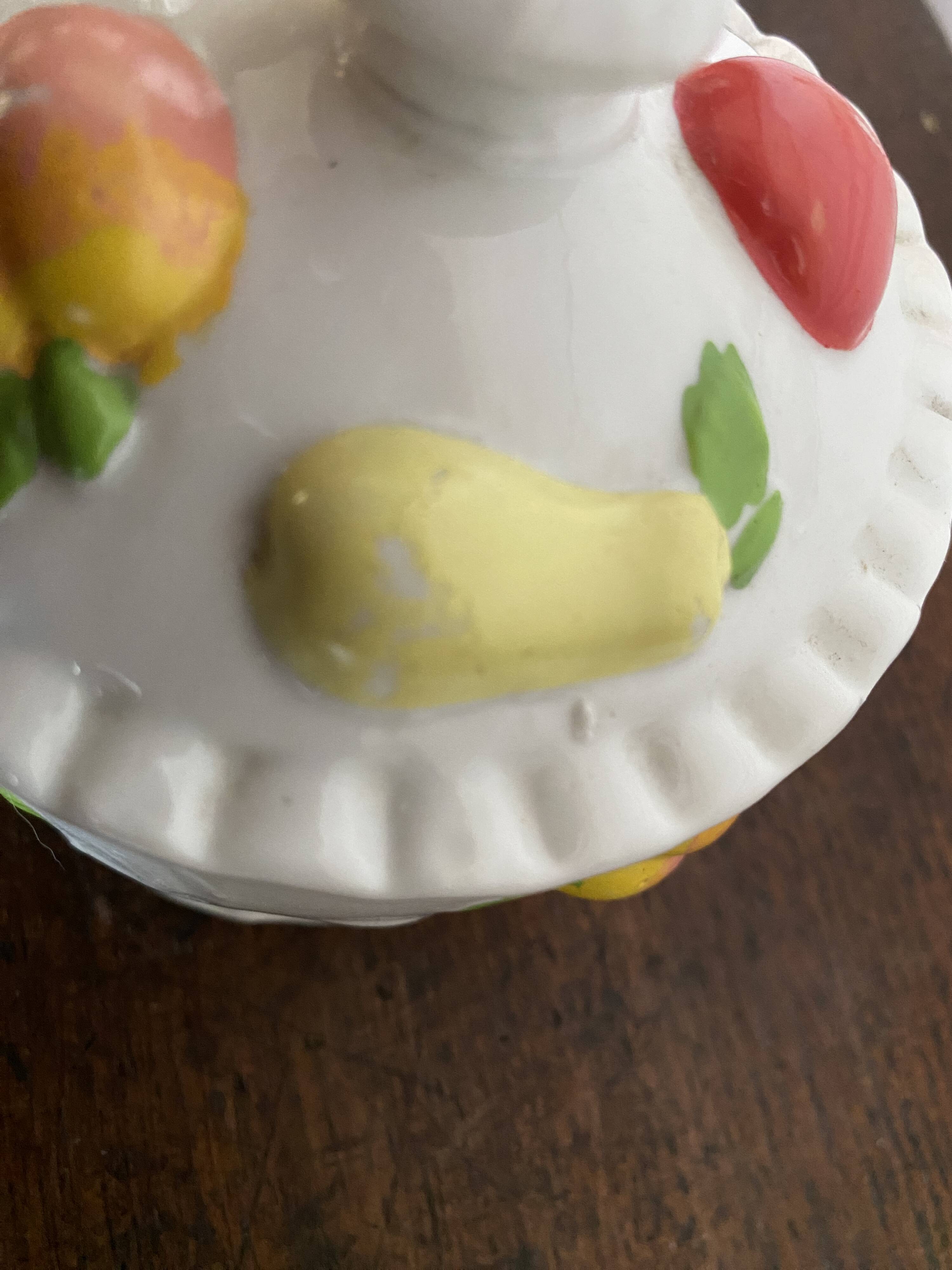 Candy box in fruit slip