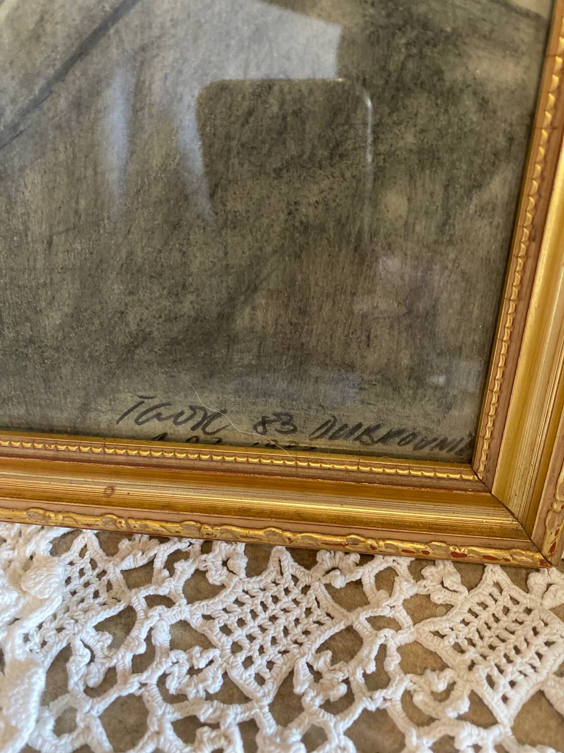 Woman's face drawing