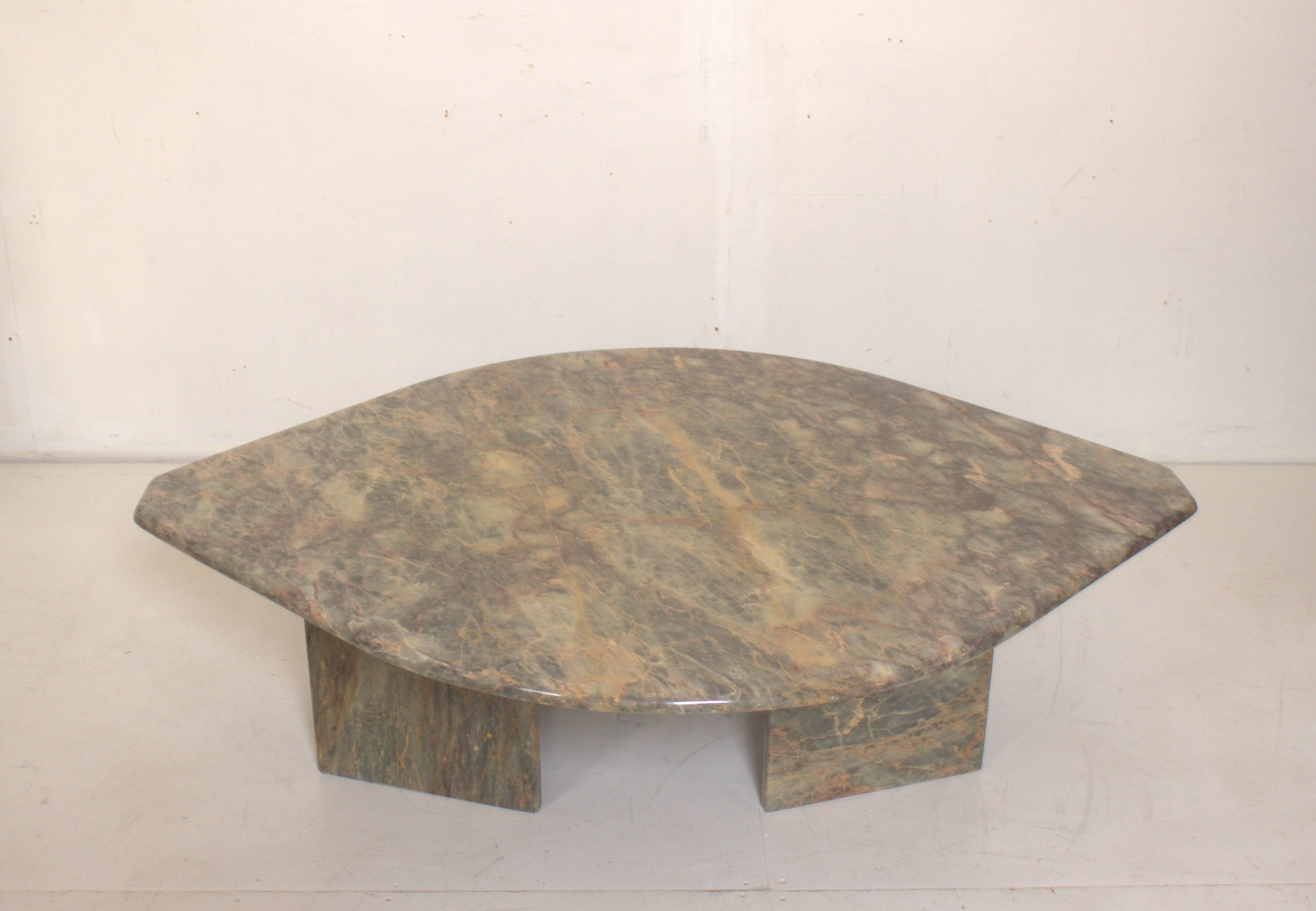 Vintage Italian Onyx Coffee Table from the 1970s