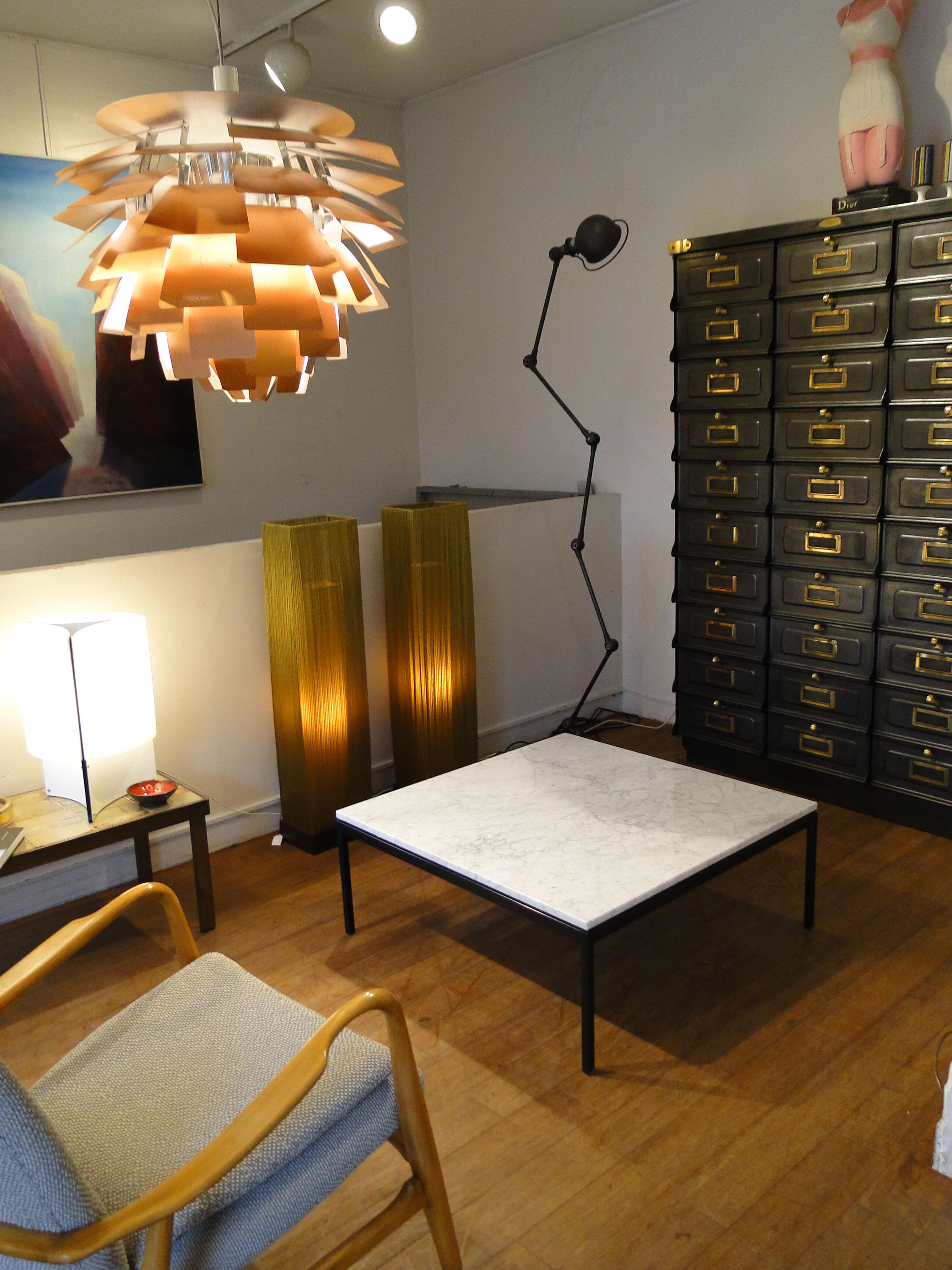 Florence Knoll marble coffee table