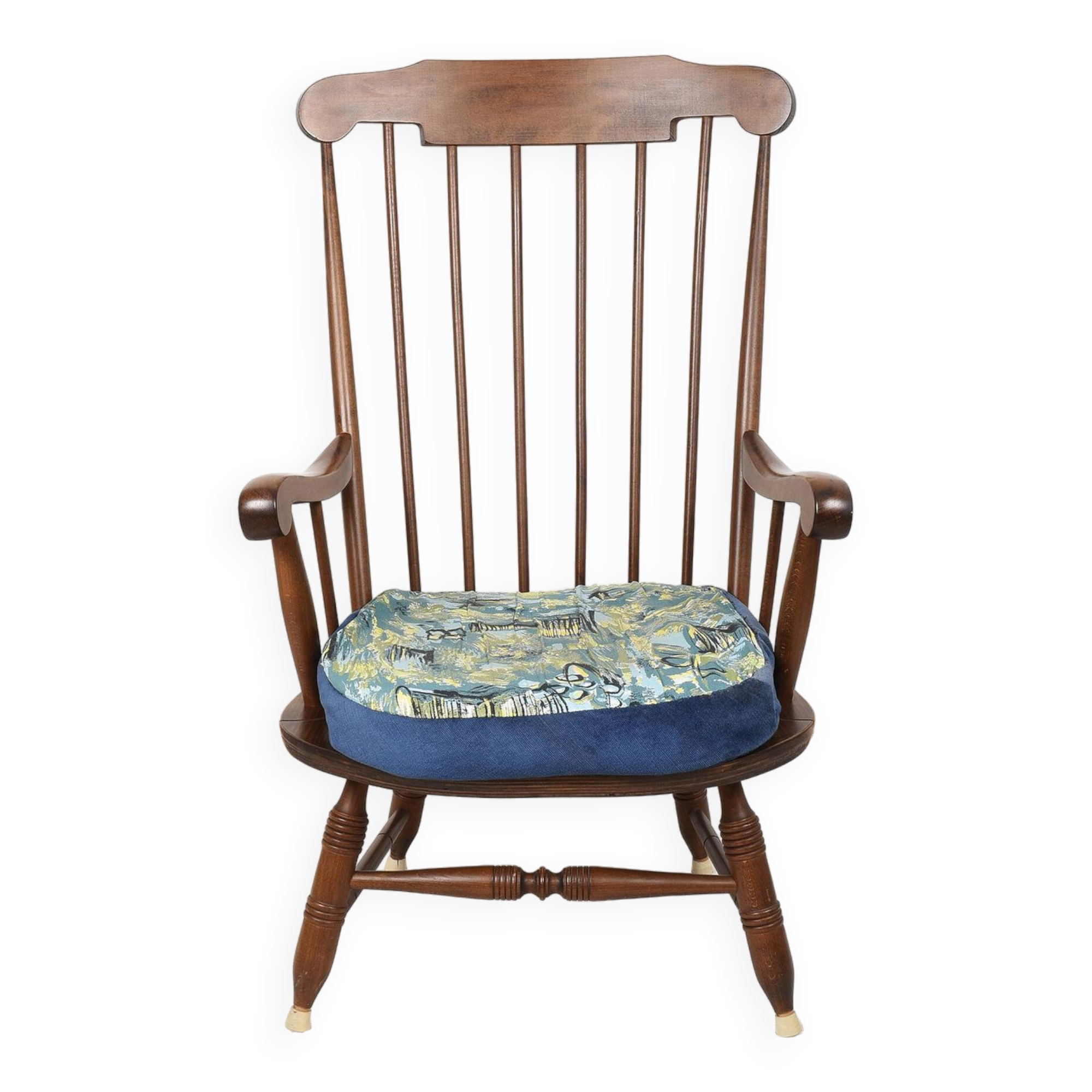 Vintage armchair with cushion