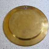 Assiette en métal ciselé style oriental