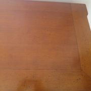 Louis XVI-style sideboard - 1 drawer - fluted legs - mahogany - solid wood