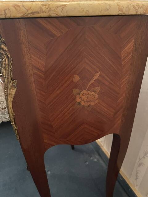 2 louis xv style bedside tables