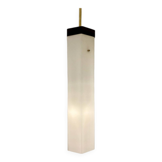 Italian suspended light in opaline from 1950'~60'