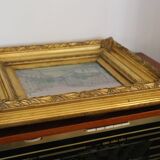 View of the Pont Tournelle, Paris, by Pierre Bouthinon, Oil painting