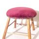 Old stool pads velvet red