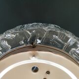 Round ceiling lamp made of molded glass
