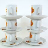 Porcelain Coffee Cups - Winterling Bavaria Germany - Vintage 70s