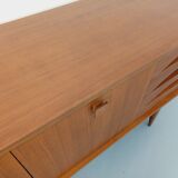 Vintage Scandinavian style teak row from the 60s