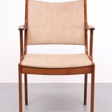 Very nice curved armchair , design by Johannes Andersen