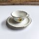 Set of 8 vintage cups with saucers Gien daisies.