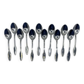 Lot de 12 cuillères à café en inox Jean Couzon