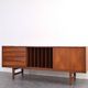 Buffet Hi-Fi en teck mi-siècle Ulvö par Erik Wørts pour Ikea, années 1960.