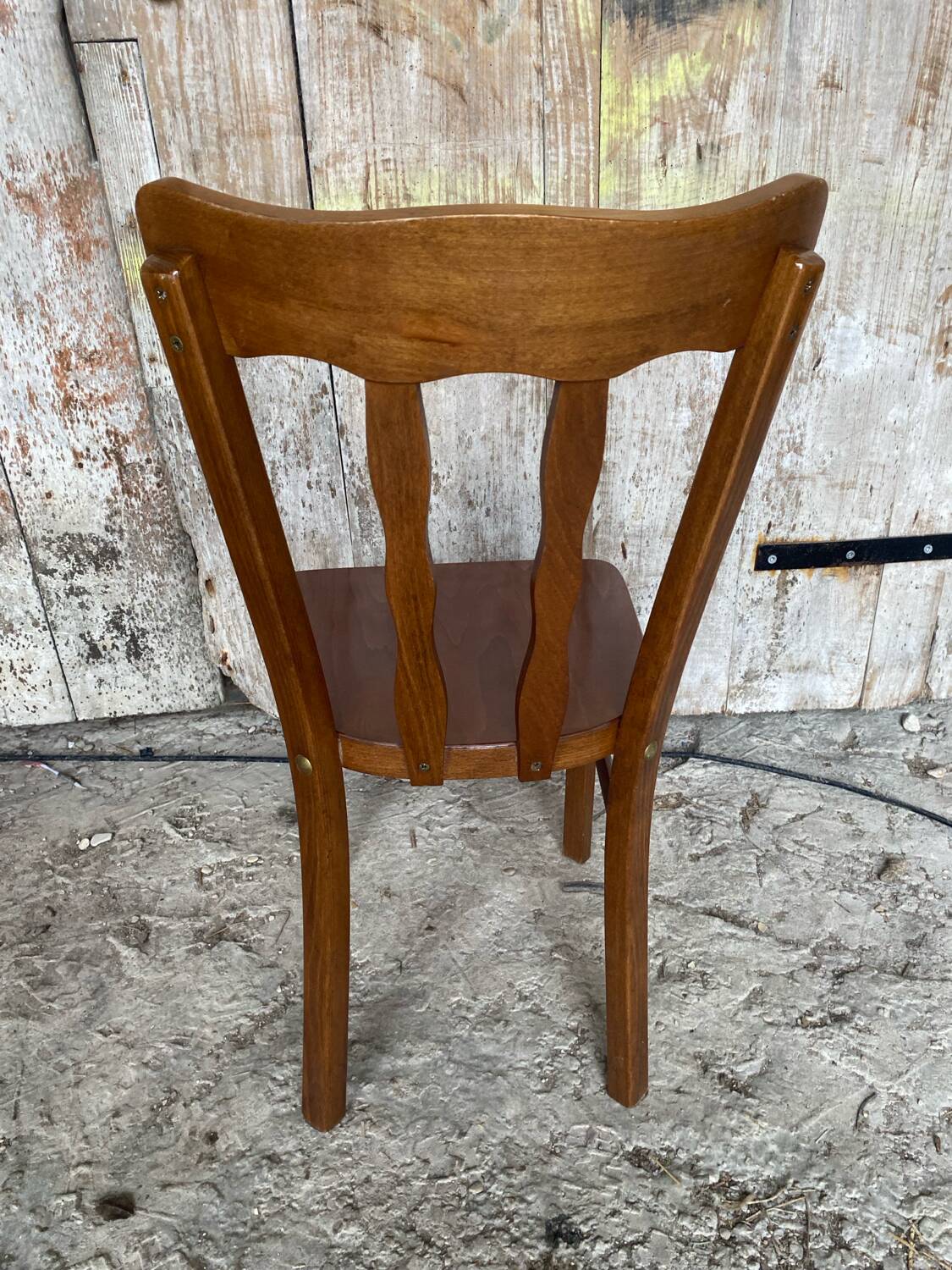 Vintage Children's Chair in Old BAUMANN Bistro Style #D651