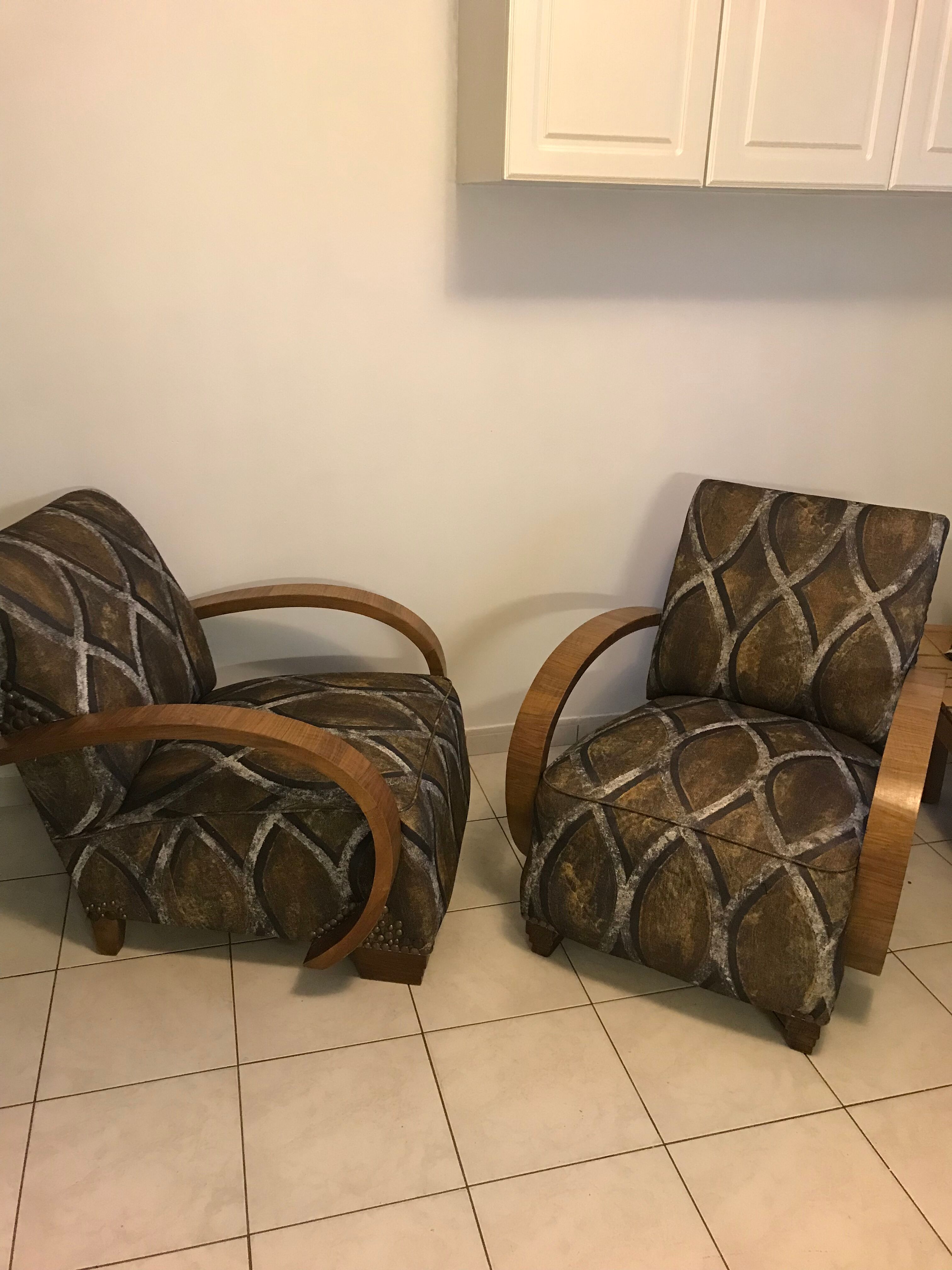Antique armchairs