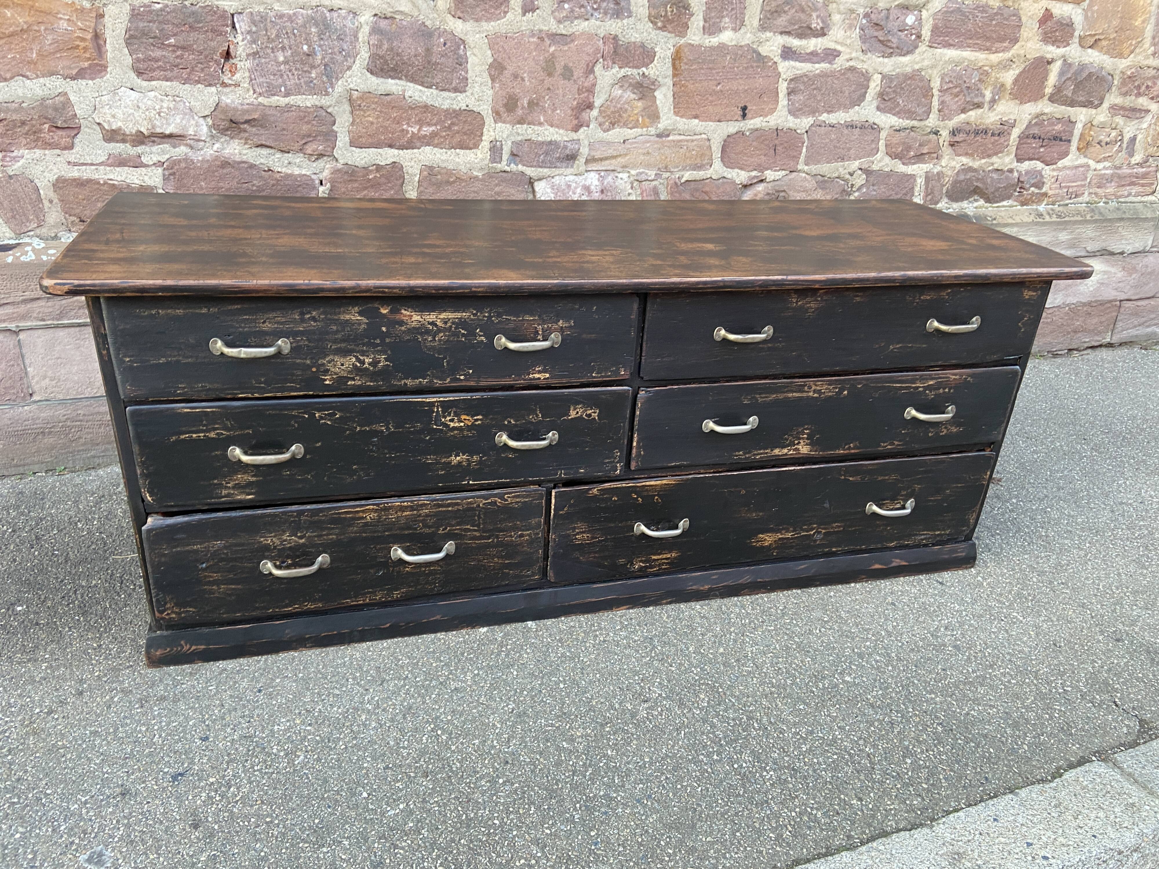 Haberdashery counter with drawers 1900