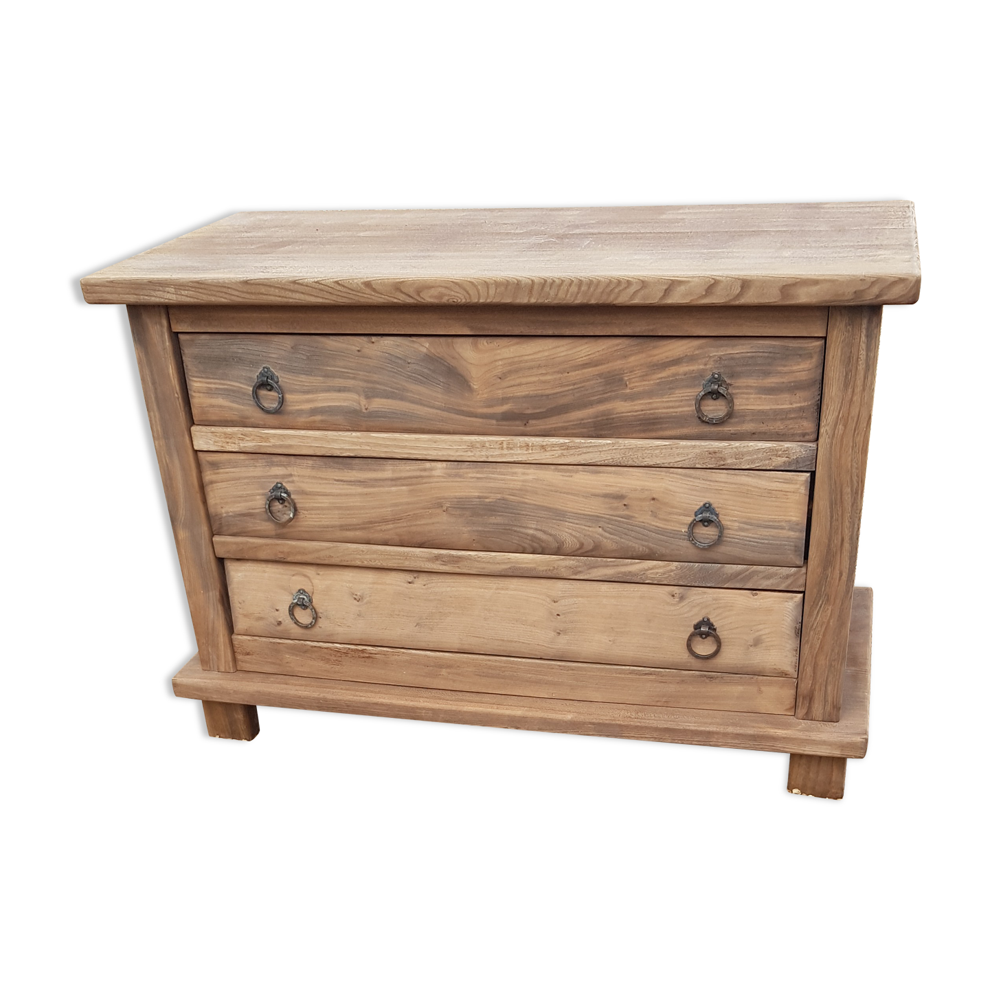 Elm chest of drawers