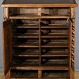 Oratory in solid walnut, Neo-Gothic Renaissance style – Late 19th century