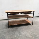 Counter to shelves of business