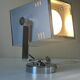 Applique vintage aluminium design annees 70