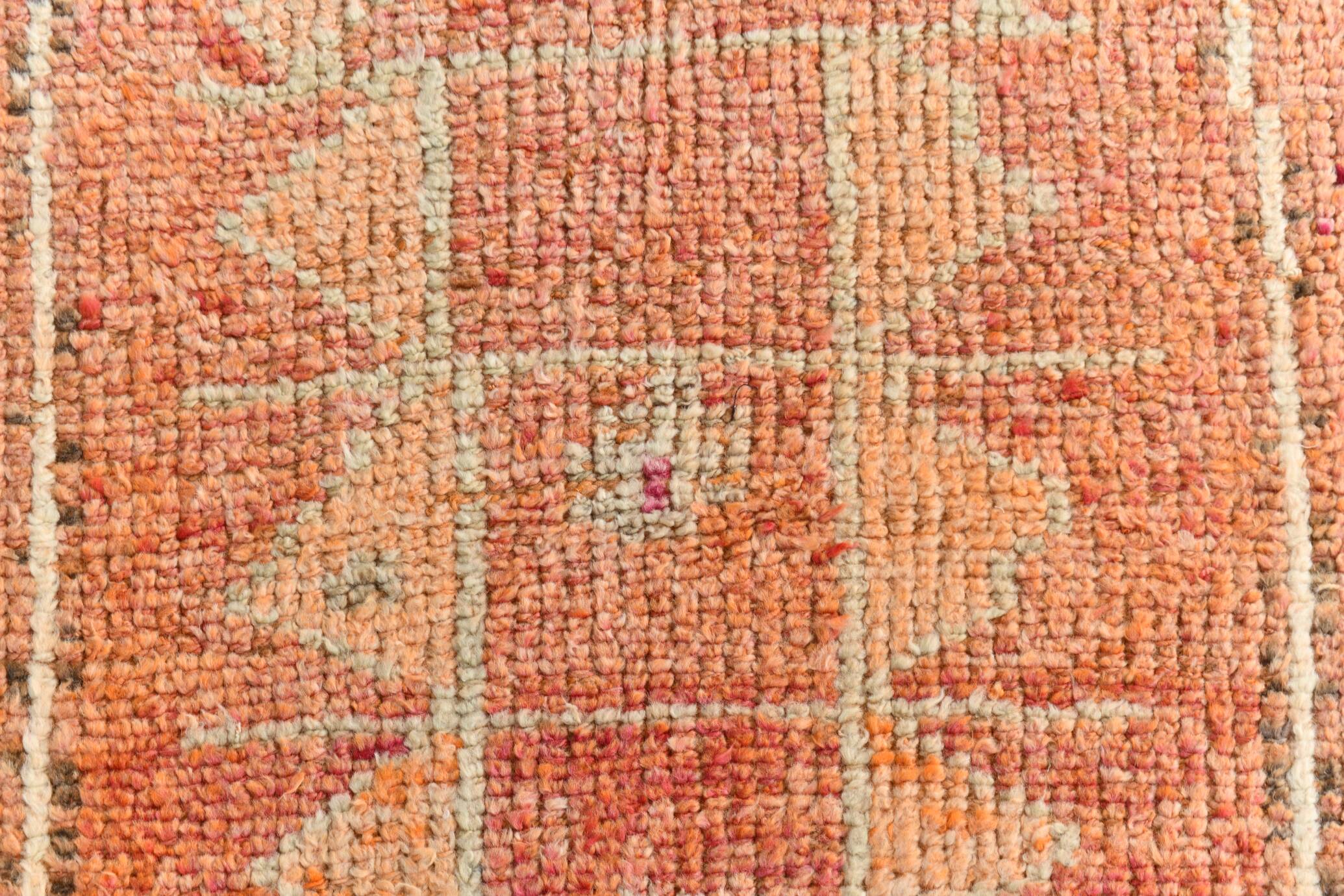 Tapis de couloir vintage aux couleurs douces, 91 x 295 cm