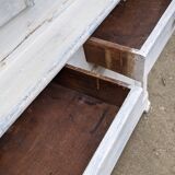 Old buffet two glass bodies