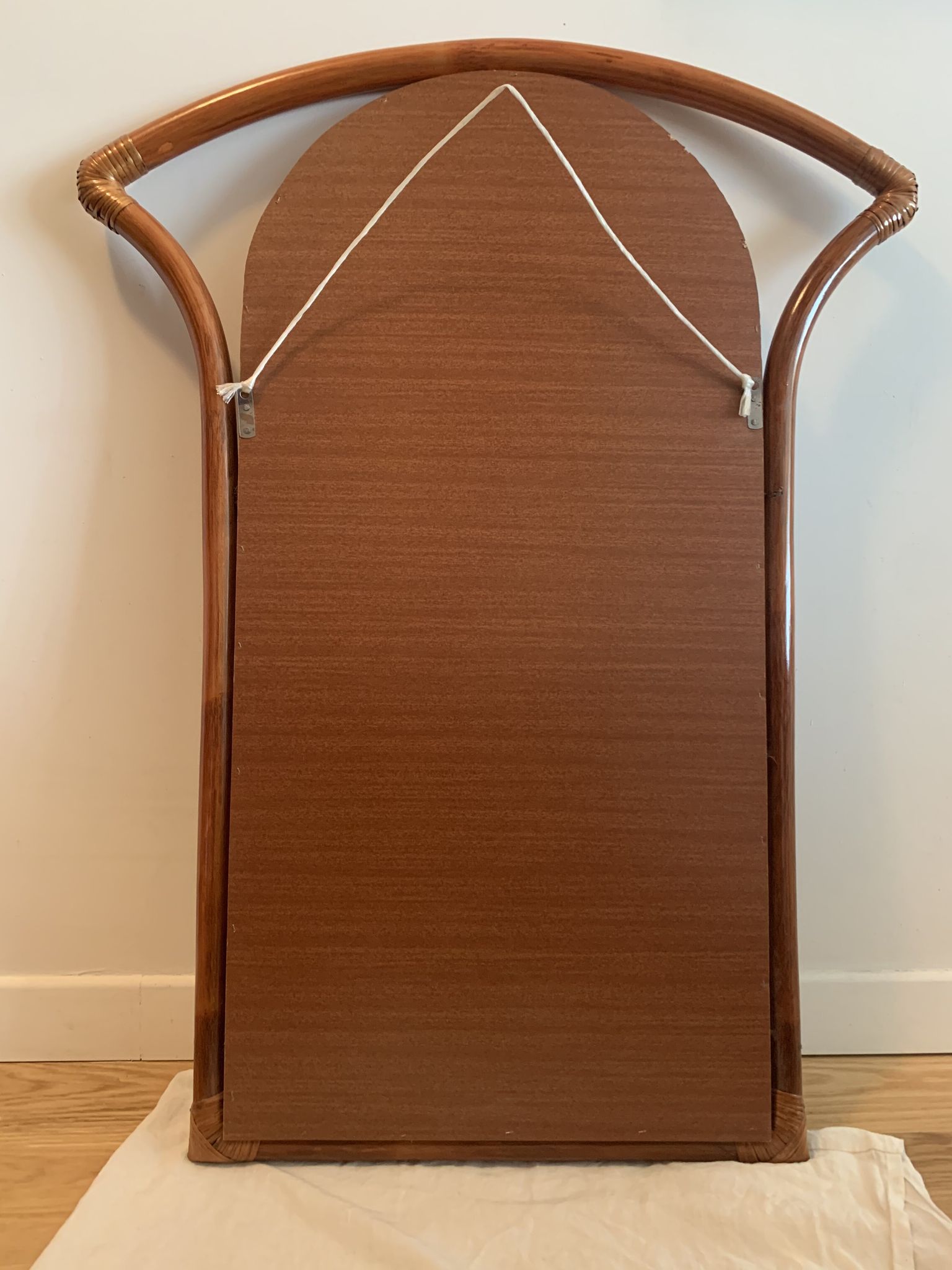 Rattan mirror