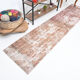 Handmade floral turkish runner rug