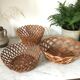 Lot de 3 corbeilles en osier