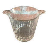 Crystal Ice Bucket Mold + Vintage Handle #D469