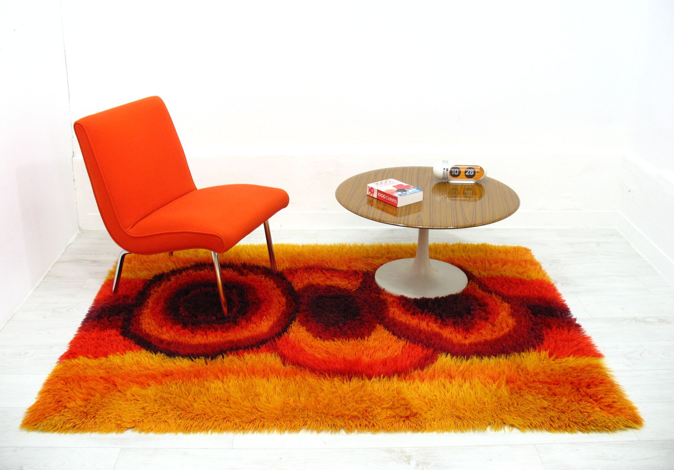 Scandinavian Carpet, 1970s 200x138cm