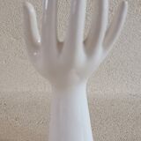 Ring holder, vintage vase in the shape of a hand.