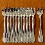 Christofle Malmaison 12 oyster forks excellent condition