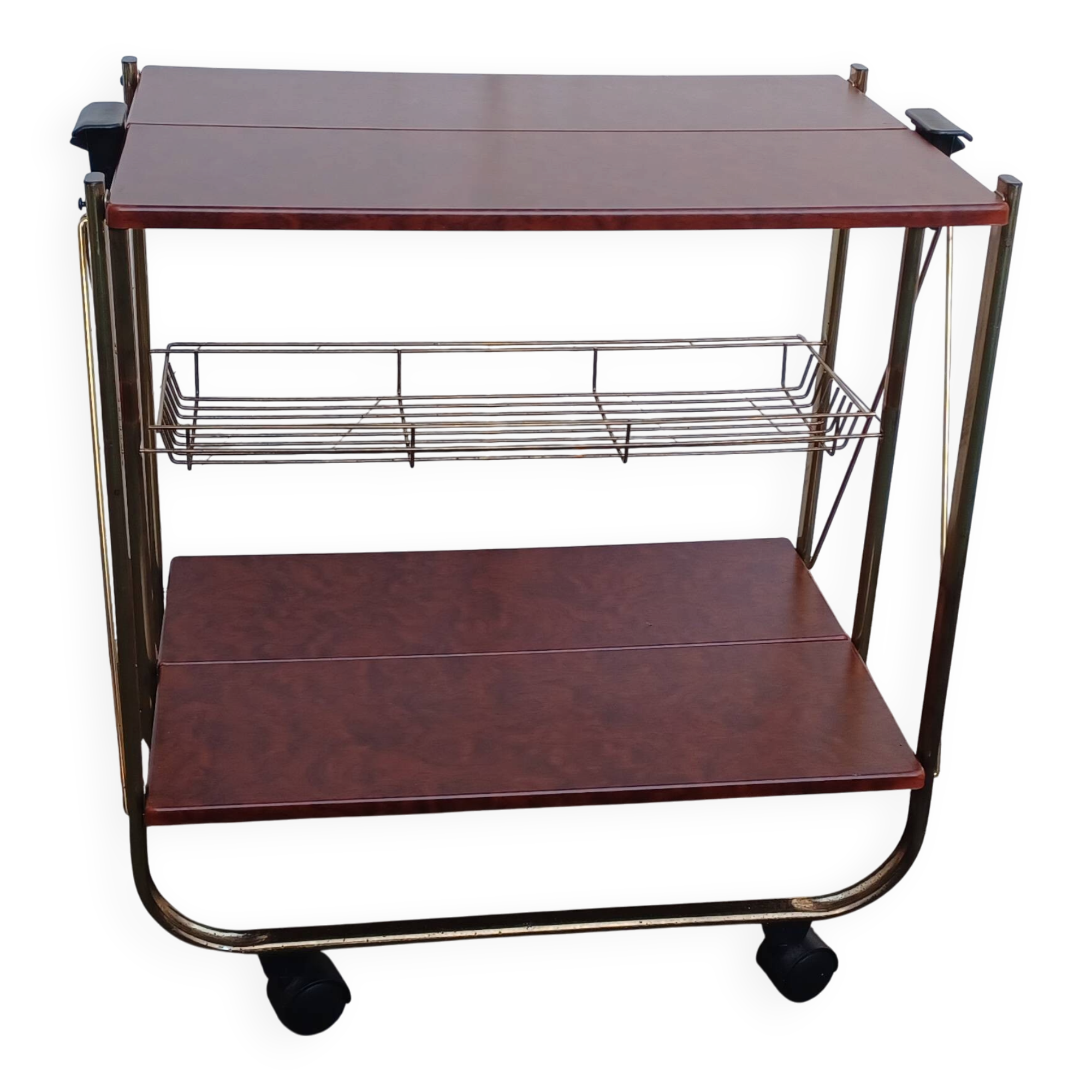 Vintage folding dessert table with 2 tiers