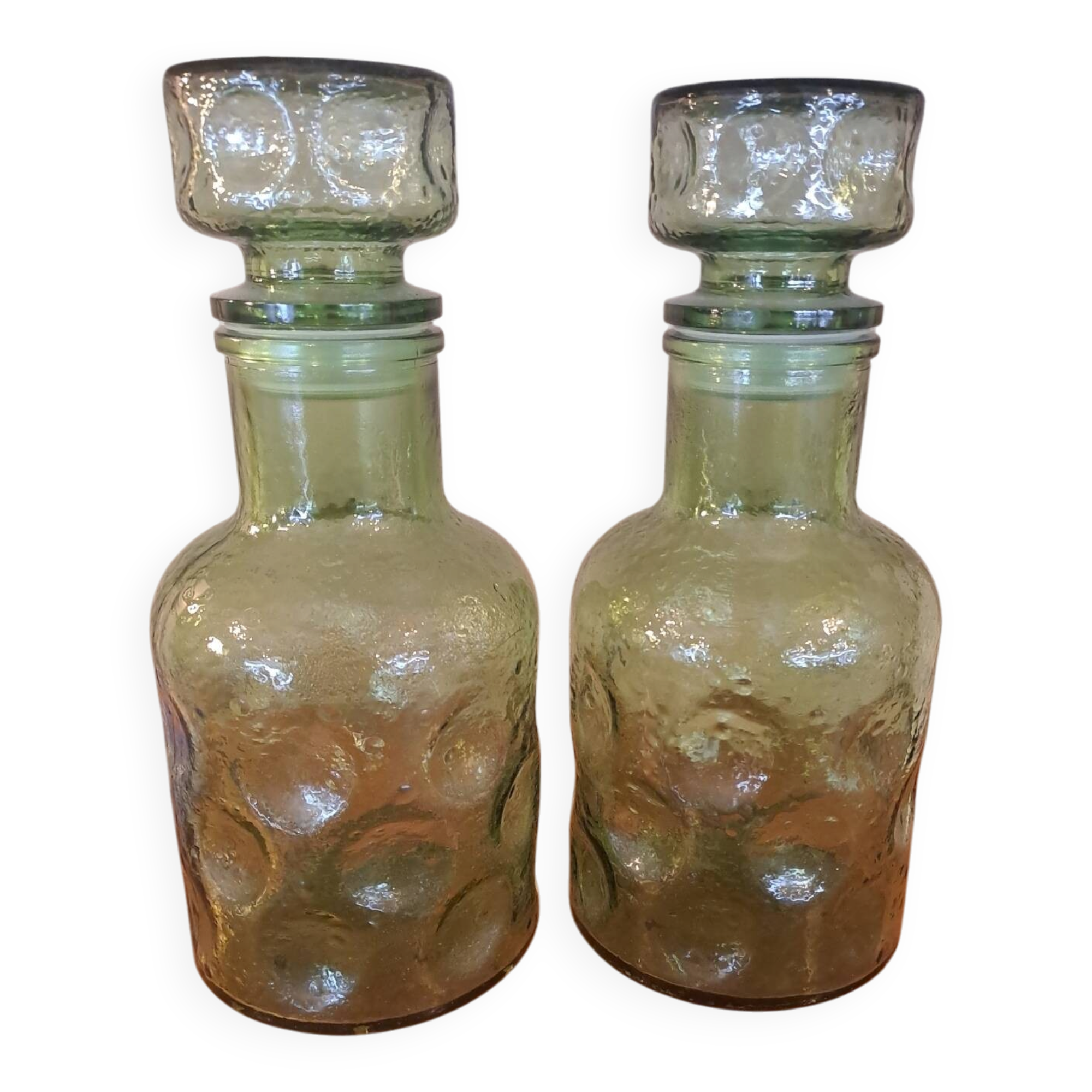 Pair of 1970s carafes